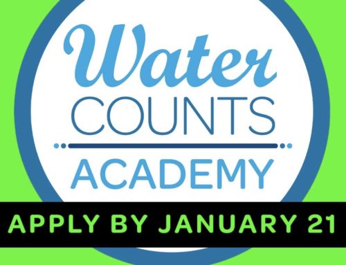 Applications Being Accepted for Water Counts Academy 2022
